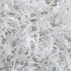 White Shredded Paper Scrap